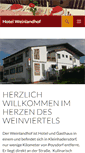 Mobile Screenshot of hotel-weinlandhof.at